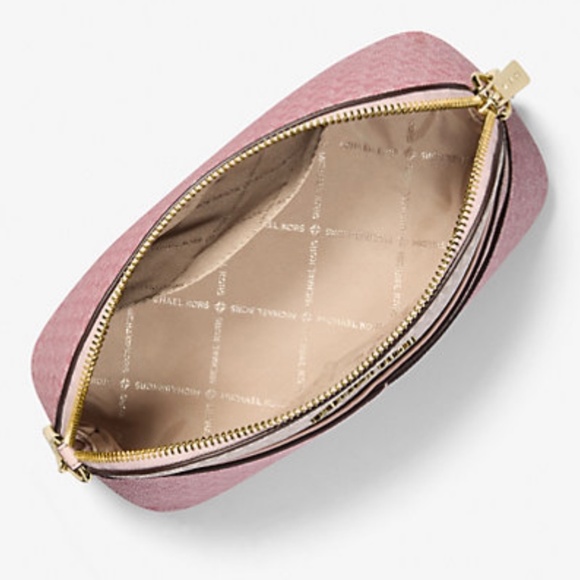 Michael Kors Jet Set Powder Blush Crossbody - Picture 2 of 4